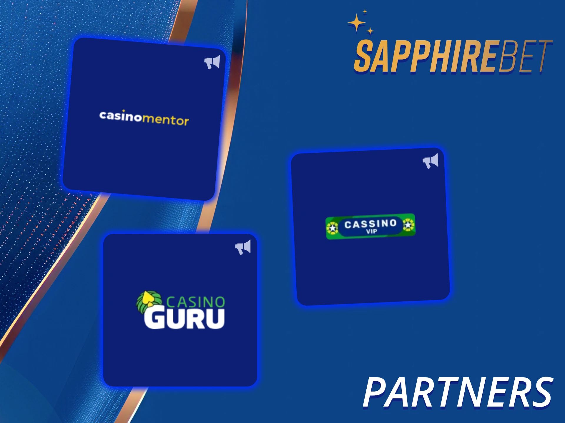 SapphireBet platform collaborates with several trusted partners.