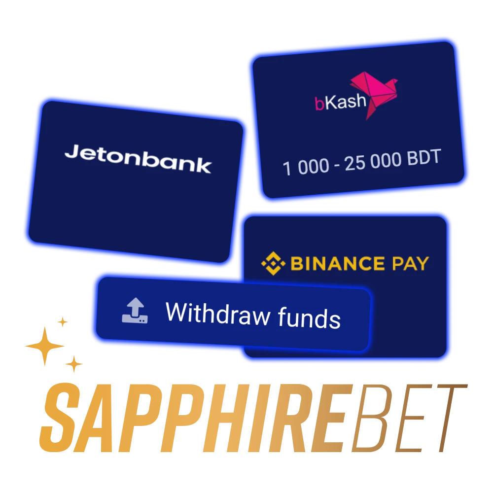 Withdrawing your winnings from SapphireBet is an easy process.